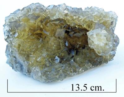 Fluorite. Mina Moscona Solis, Spain. Bill Bagley Rocks and Minerals